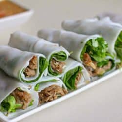 Banh Uot Thit Nuong – Rindfleisch in Reispapier-Wraps